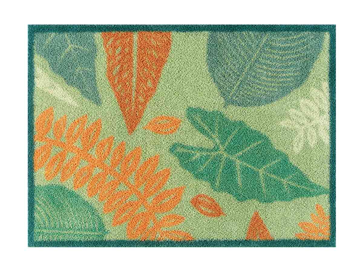 Turtle Mat Tropical Leaf Print Door Mat Eden Project Shop