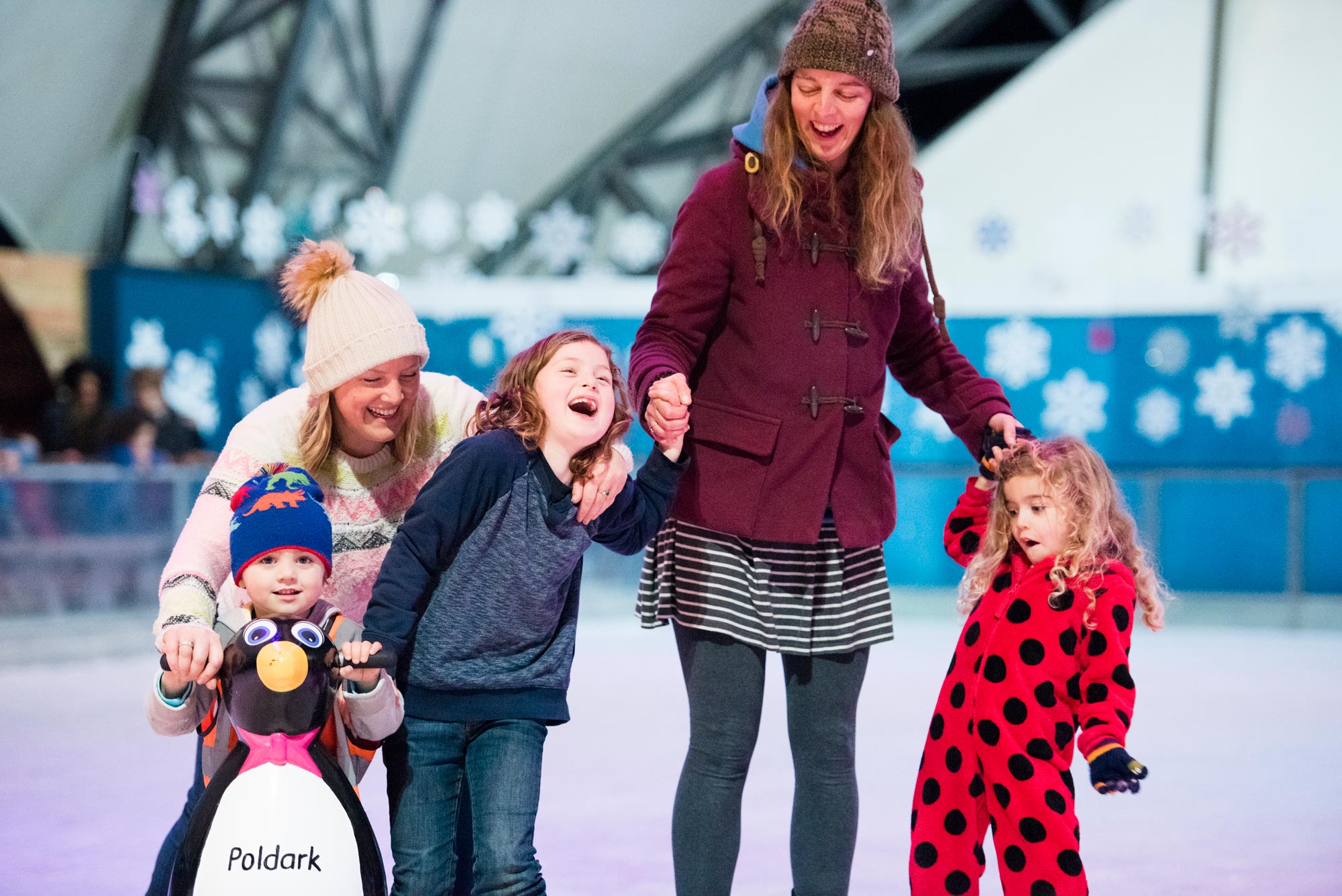 Members' ice skating discount Eden Project